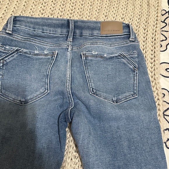 Buckle Women's Light Blue Boyfriend Jeans - Picture 3 of 5